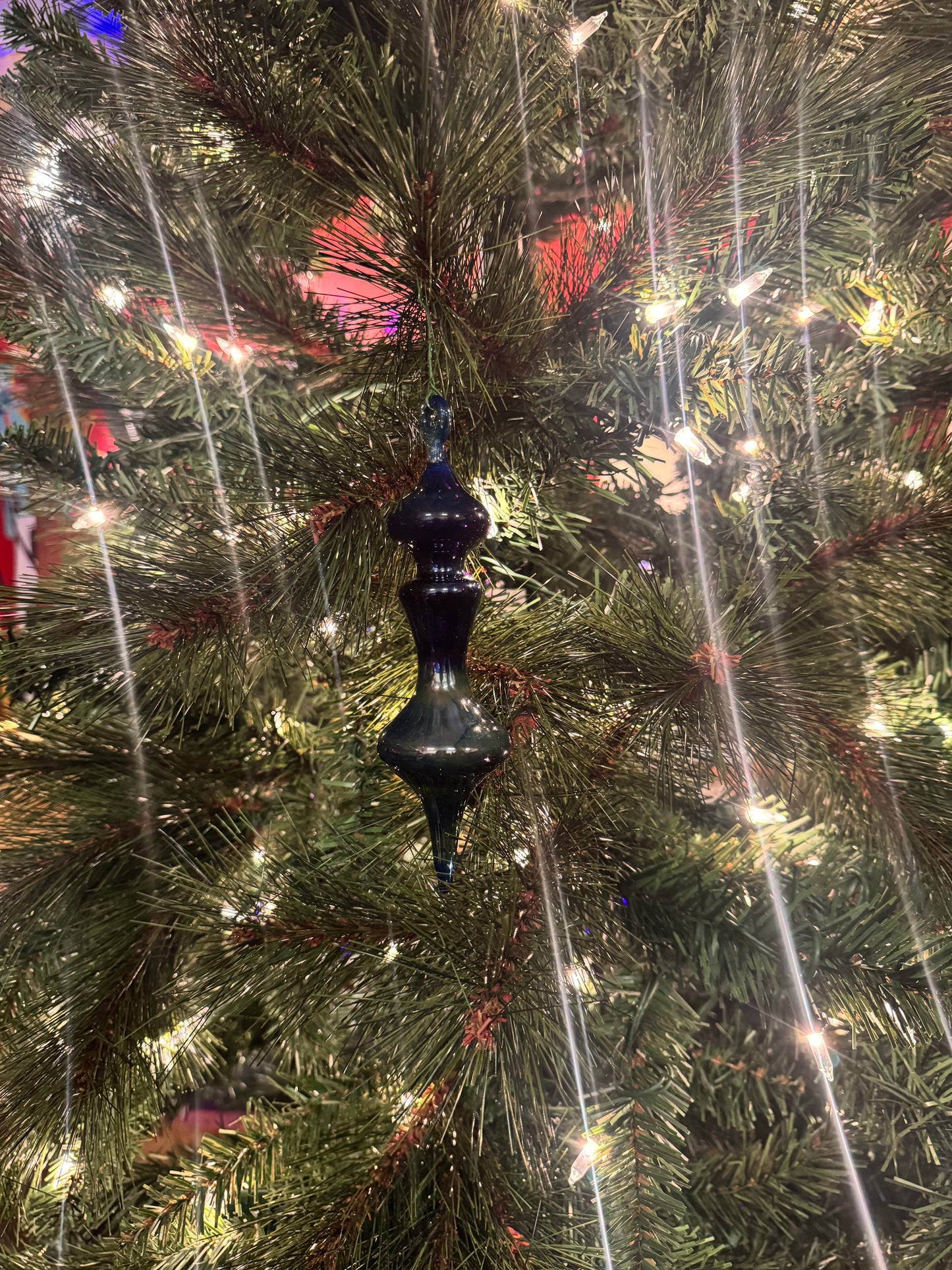 Glass Ornament Cobalt Blue