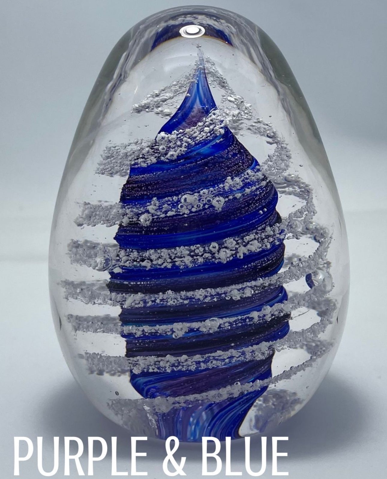Memorial Cremation Glass Paperweight