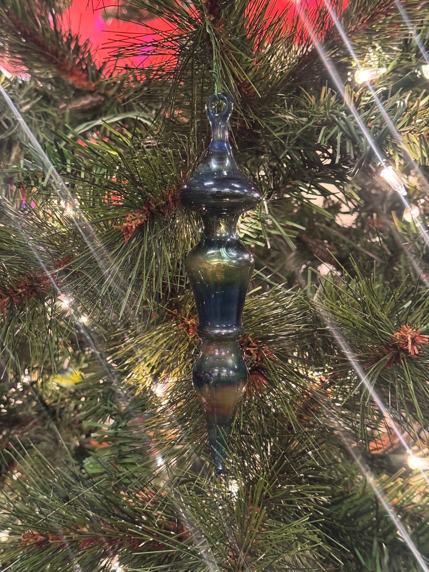 Glass Ornament Cobalt Blue