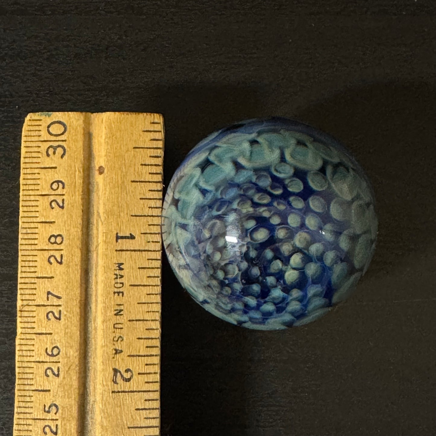 Honeycomb Glass Marble Hand Made