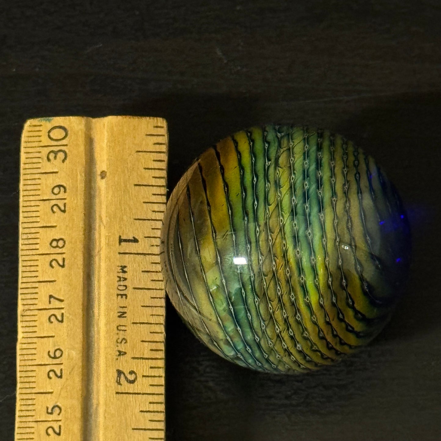 Bubble Trap Wrap Glass Marble Hand Made