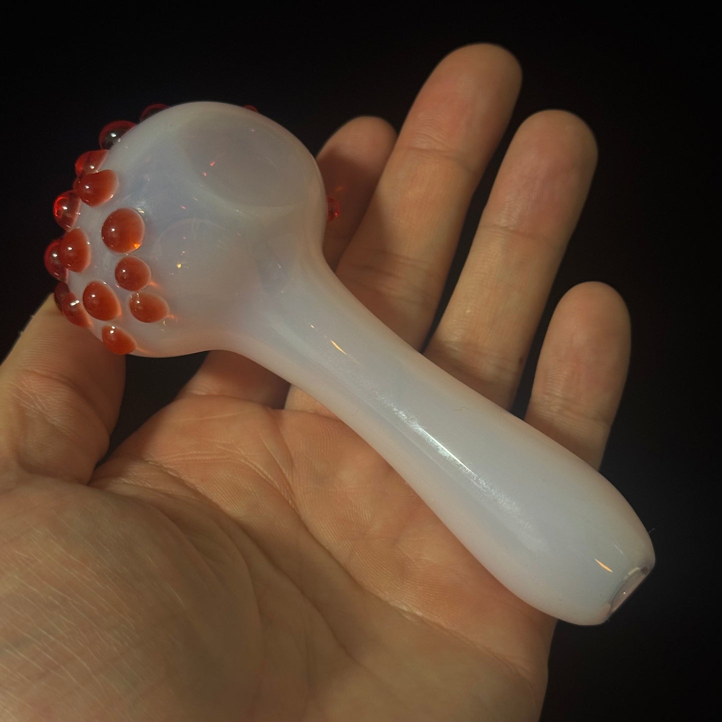 Pink Glass Heady Pipe Hand Blown