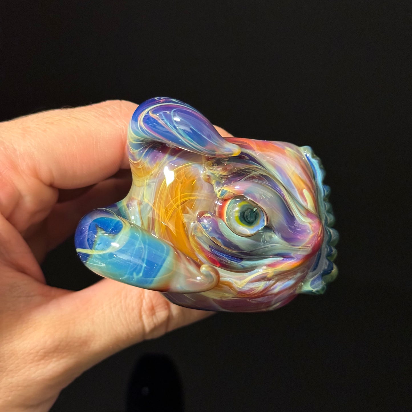 Eyeball Monster Glass Heady Pipe Hand Blown