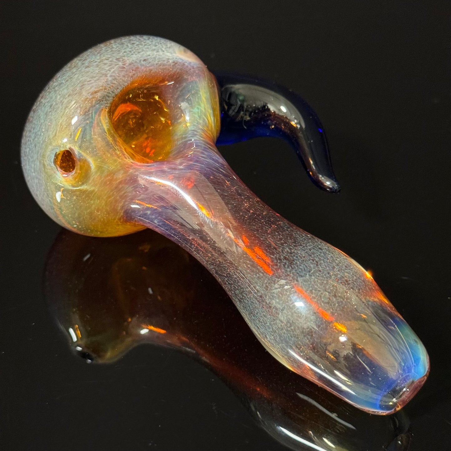 Color Changing Multicolor Inside Out Glass Pipe Heady Pipe Hand Blown Extra Thick