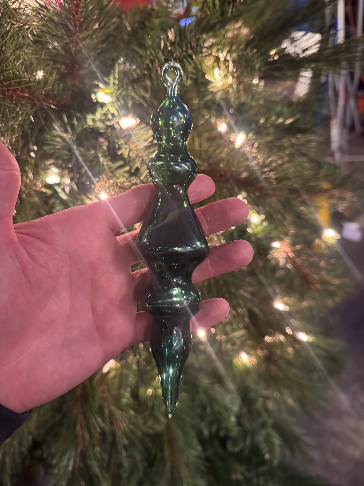 Glass Ornament Green