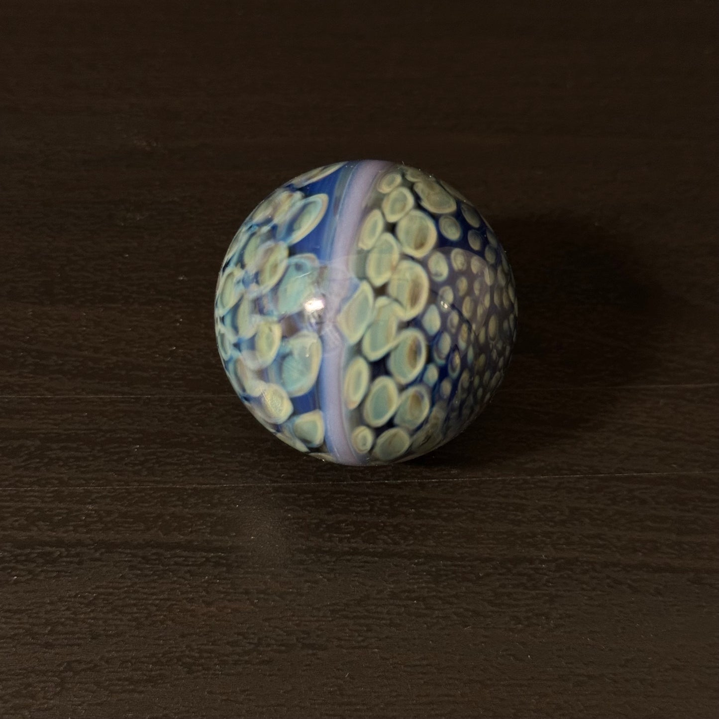 Honeycomb Glass Marble Hand Made