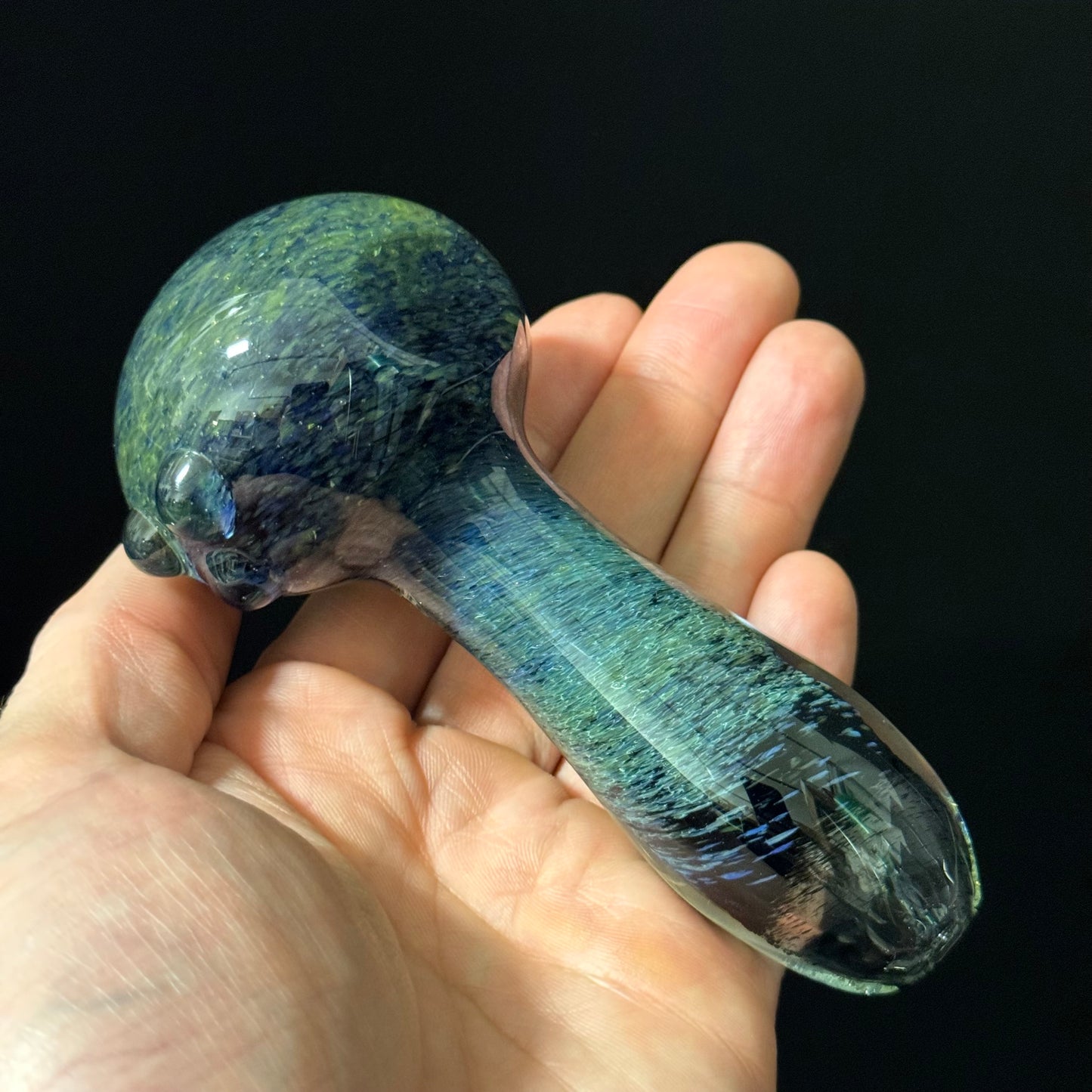 Multicolor Inside Out Glass Pipe Heady Pipe Hand Blown Extra Thick