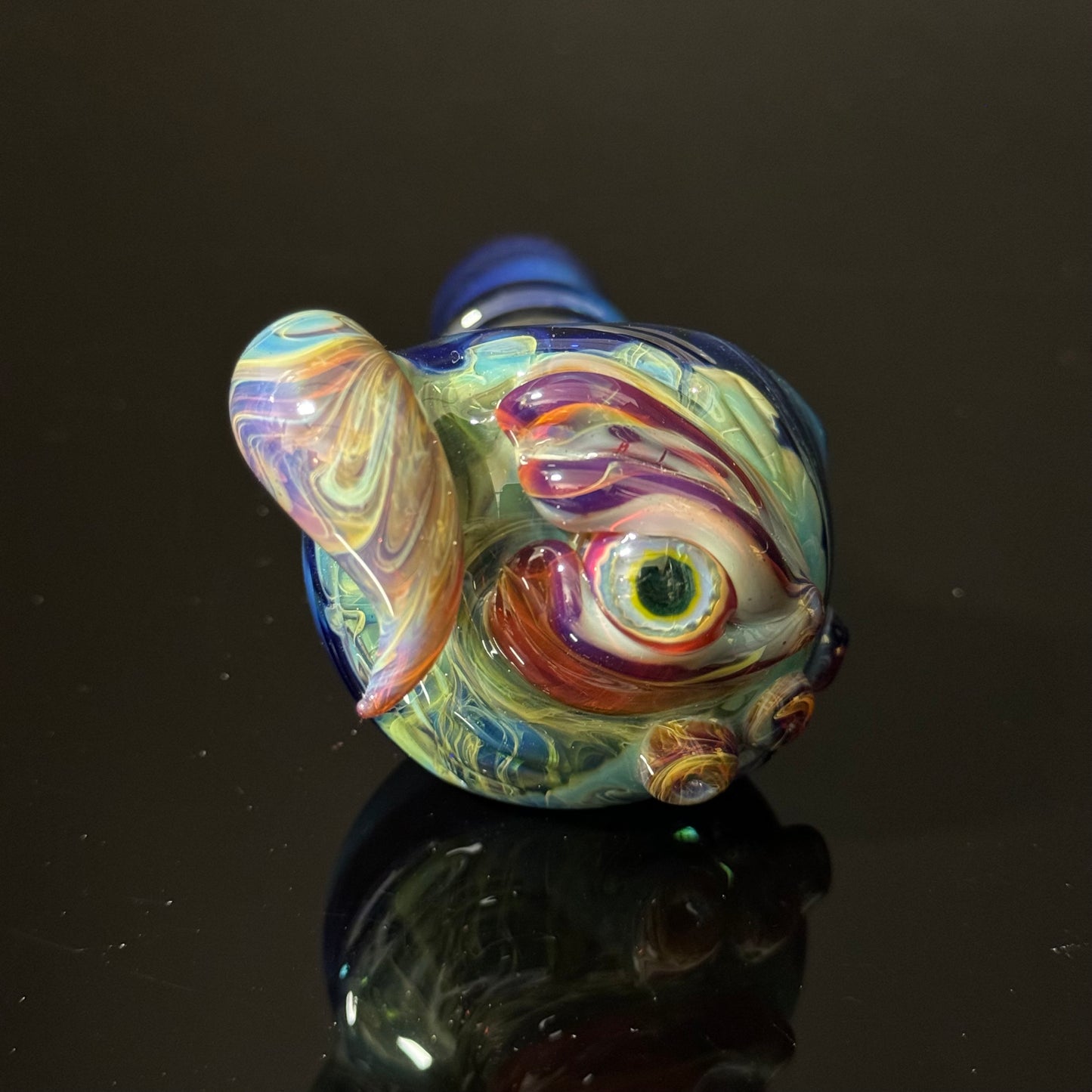 Eyeball Monster Glass Heady Pipe Hand Blown