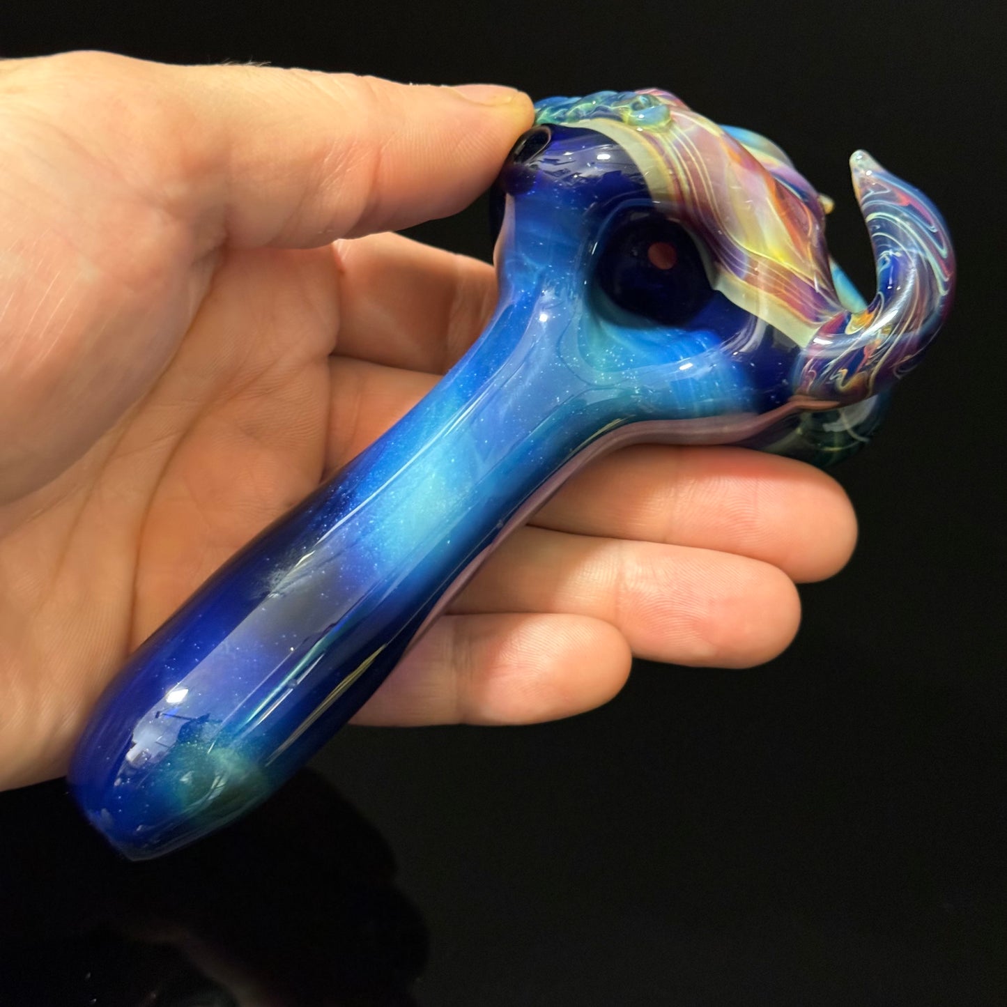 Eyeball Monster Glass Heady Pipe Hand Blown