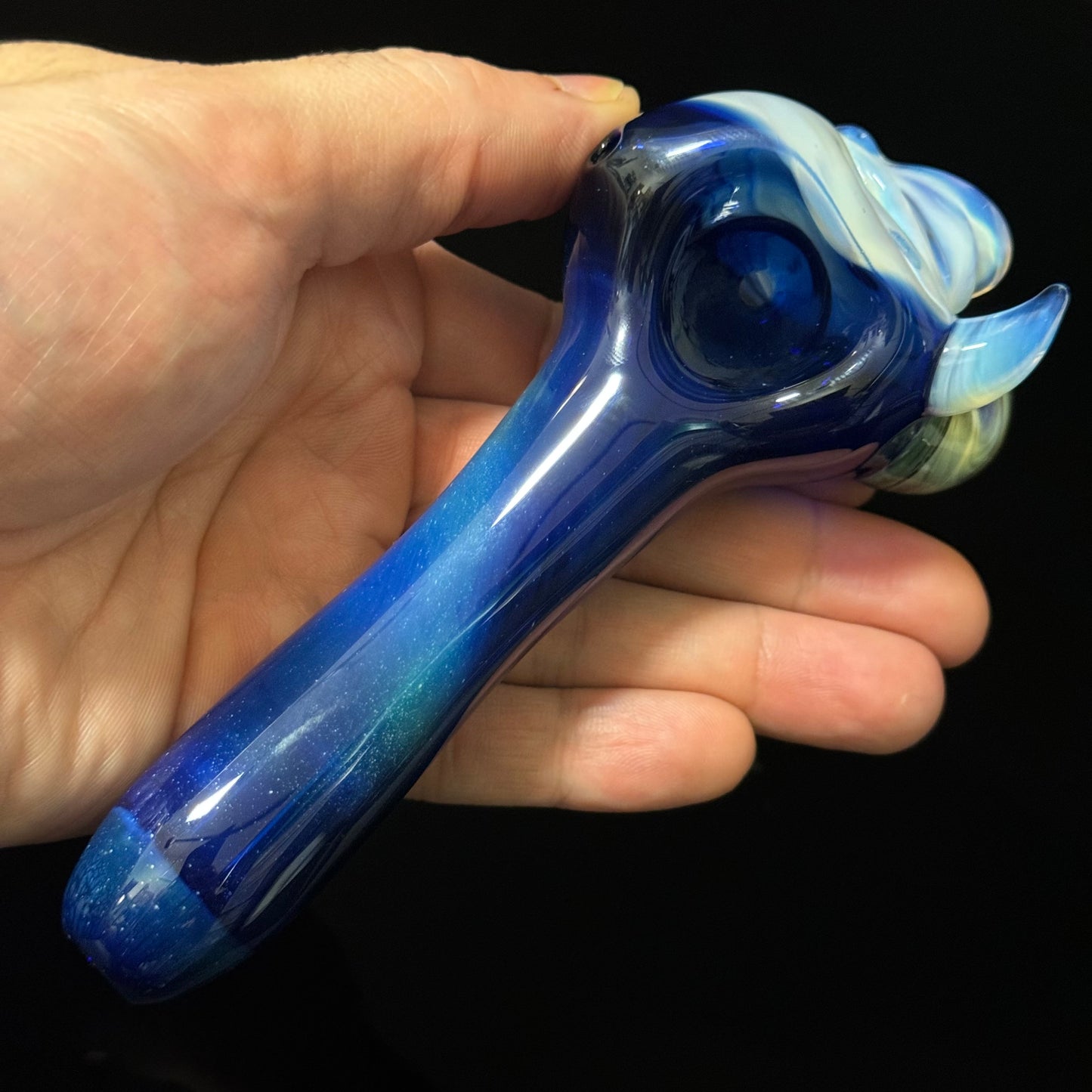 Eyeball Monster Glass Heady Pipe Hand Blown