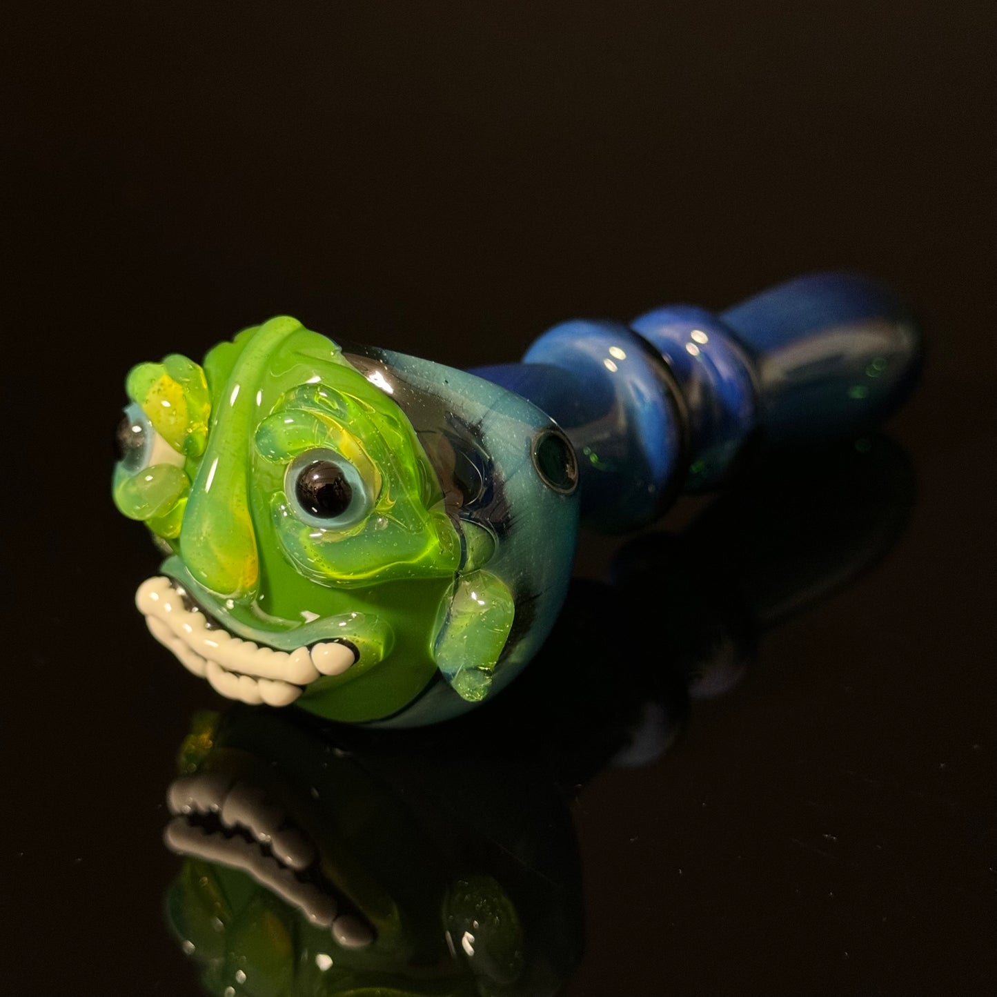 Slyme Face Glass Pipe Heady Pipe Hand Blown Pipe