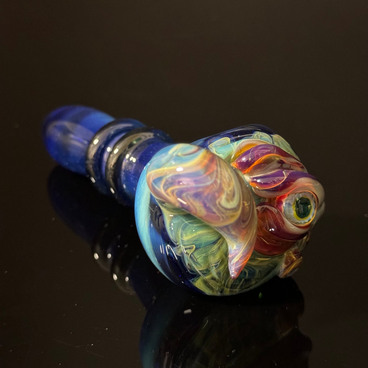 Eyeball Monster Glass Heady Pipe Hand Blown