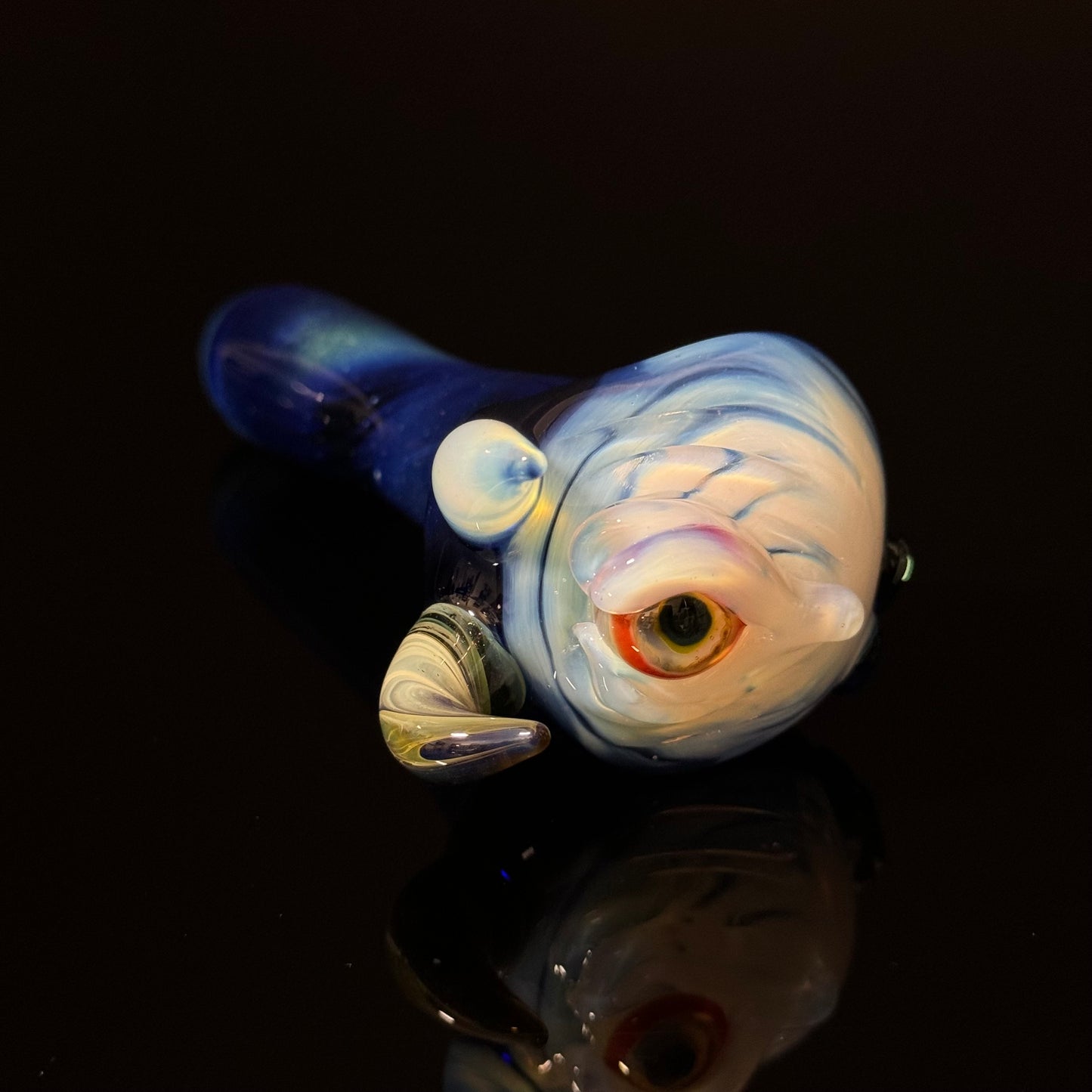 Eyeball Monster Glass Heady Pipe Hand Blown