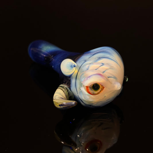 Eyeball Monster Glass Heady Pipe Hand Blown