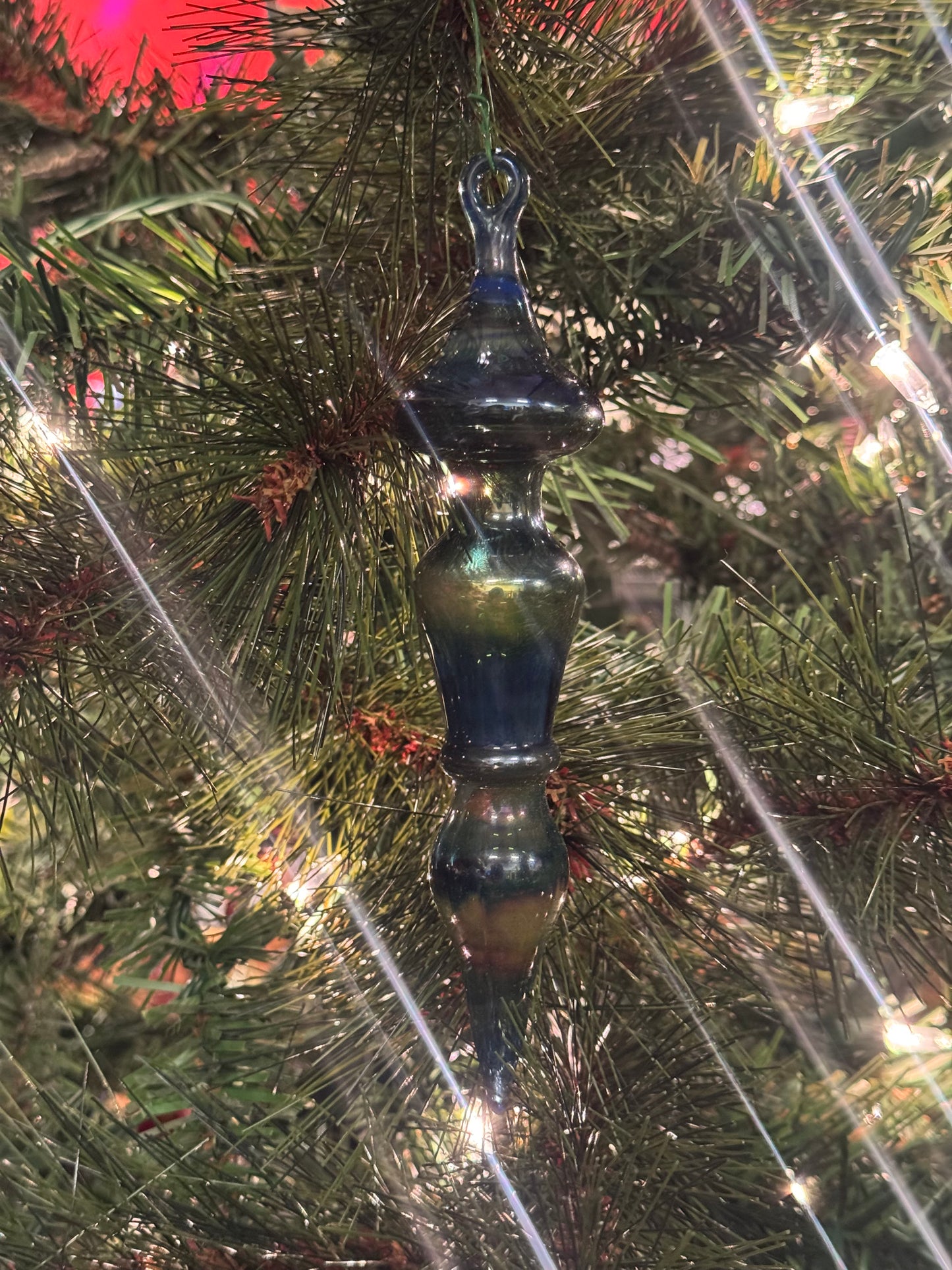 Glass Ornament Cobalt Blue