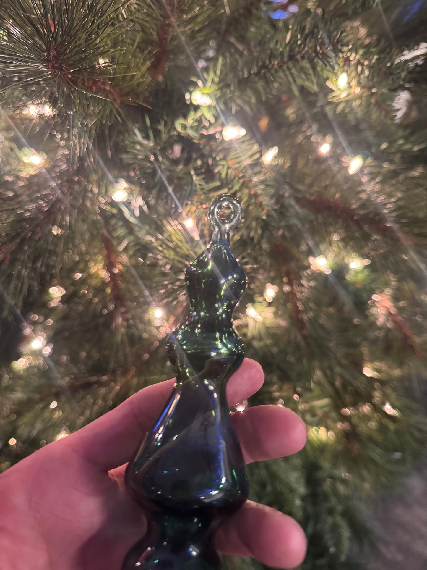 Glass Ornament Green