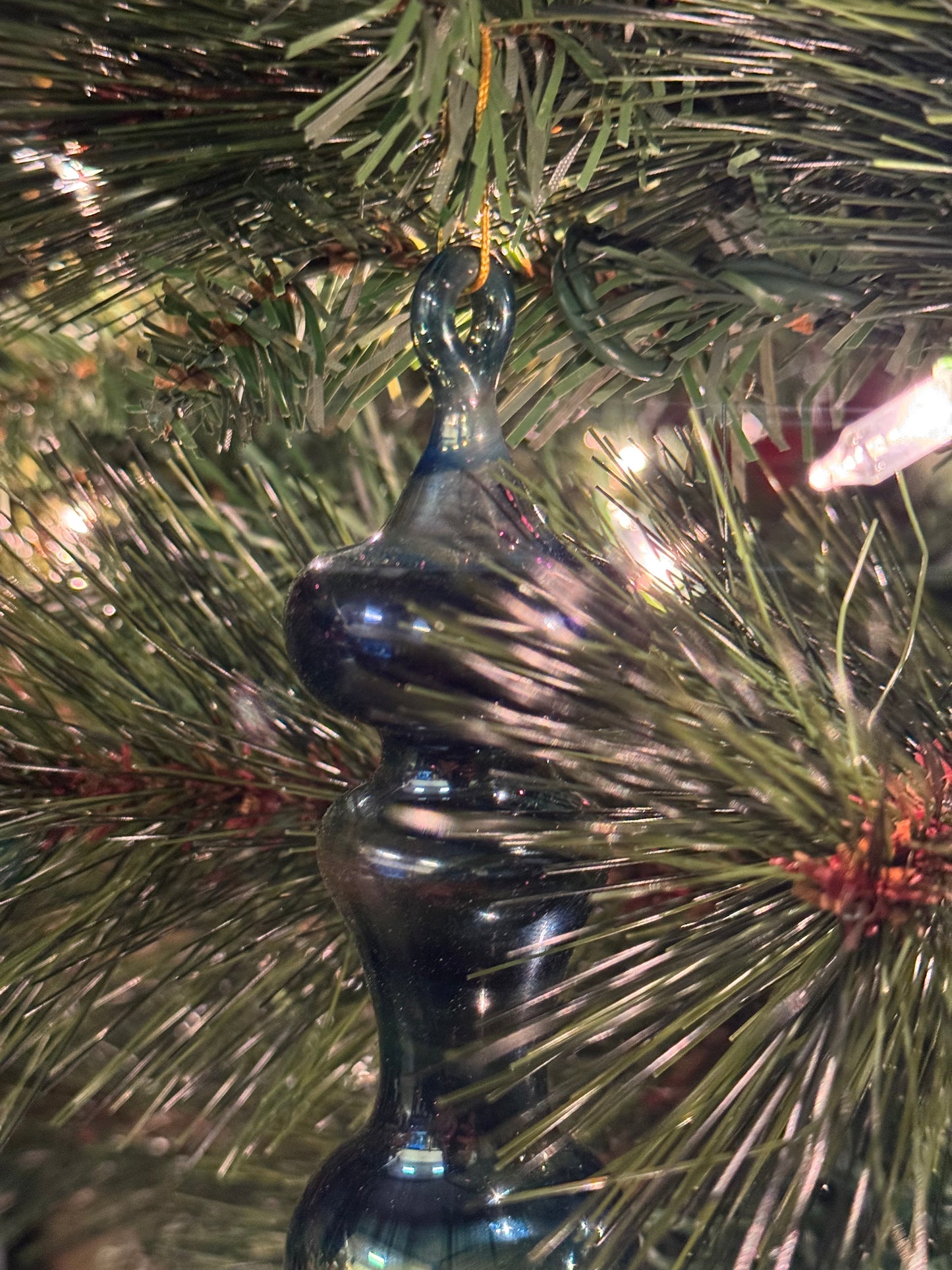 Glass Ornament Cobalt Blue