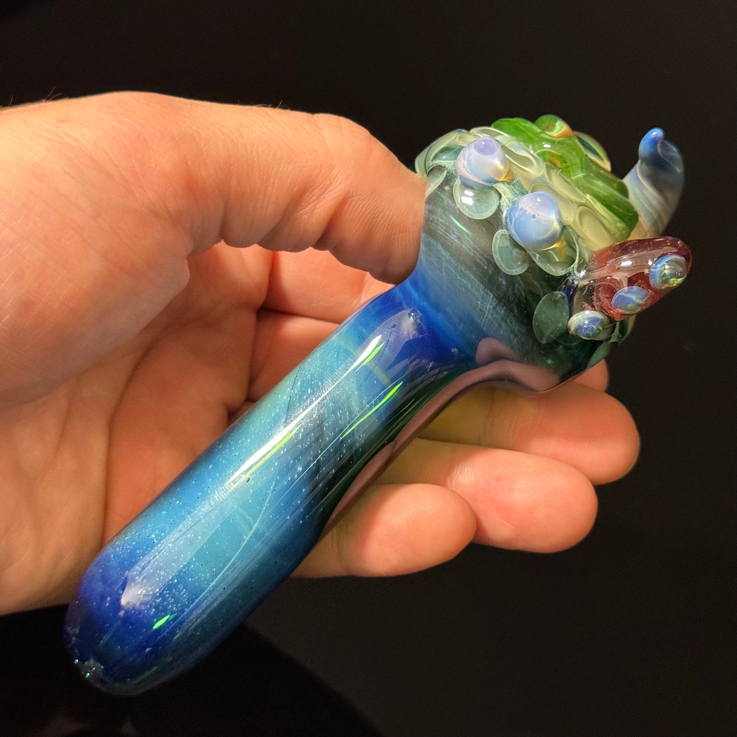 Eyeball Monster Glass Heady Pipe Hand Blown