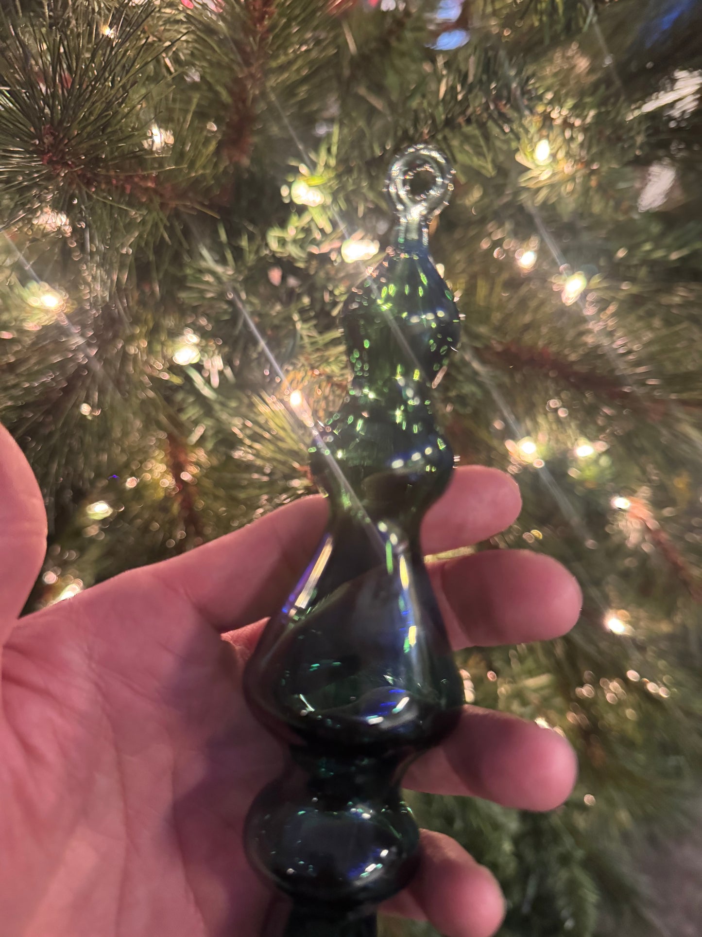 Glass Ornament Green