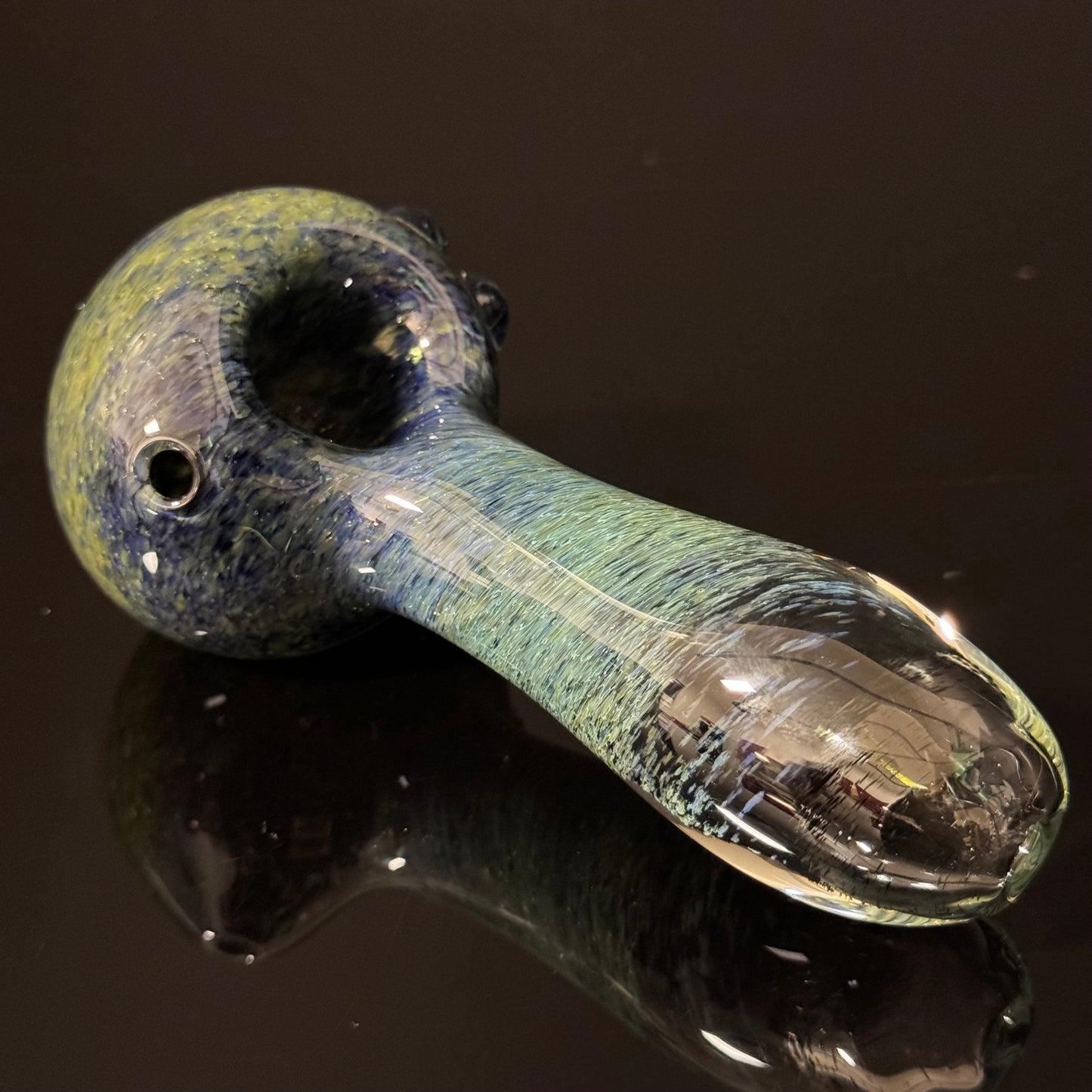 Multicolor Inside Out Glass Pipe Heady Pipe Hand Blown Extra Thick