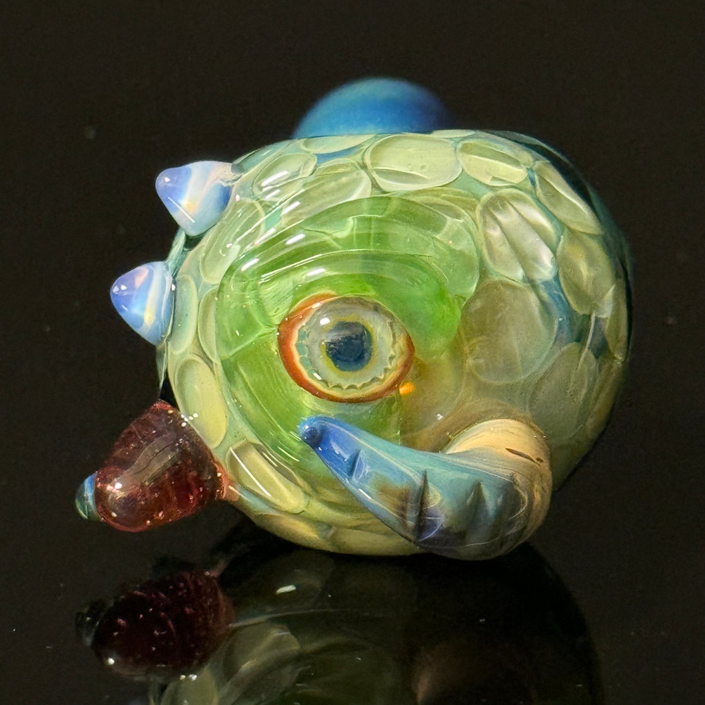 Eyeball Monster Glass Heady Pipe Hand Blown