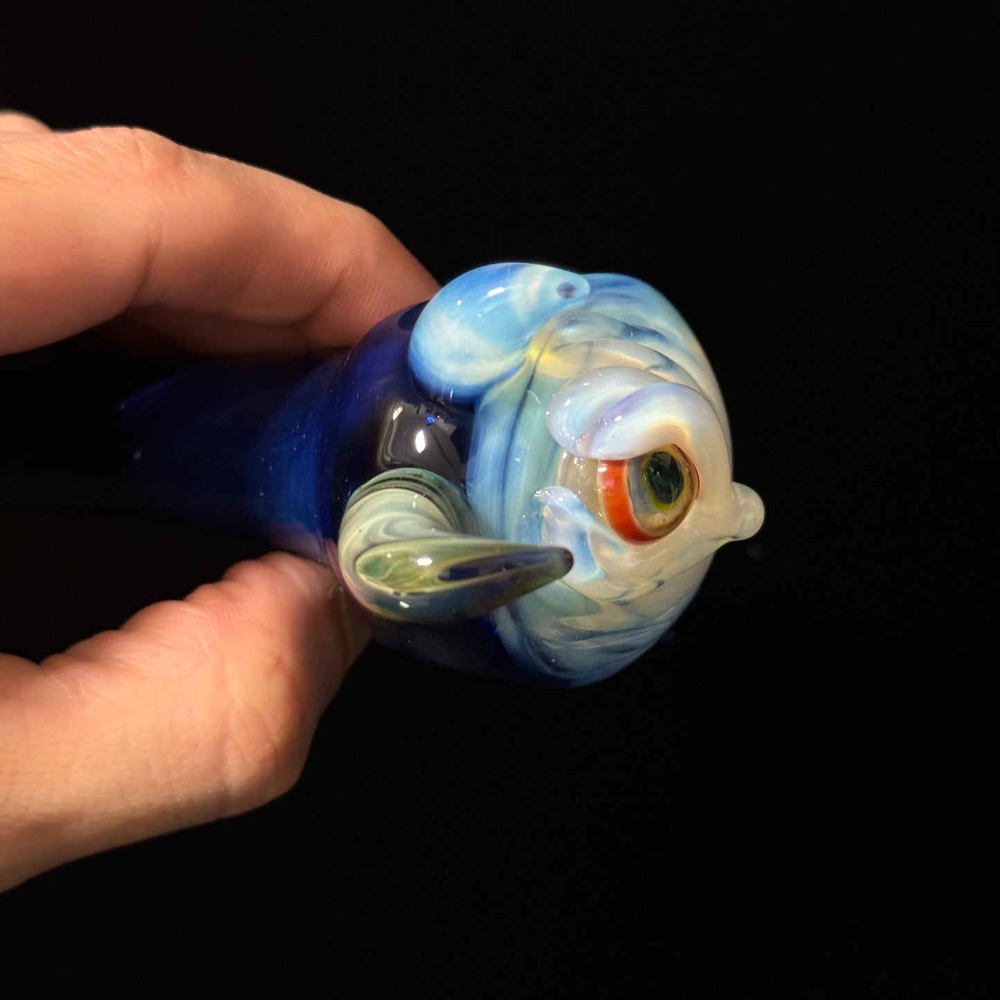 Eyeball Monster Glass Heady Pipe Hand Blown