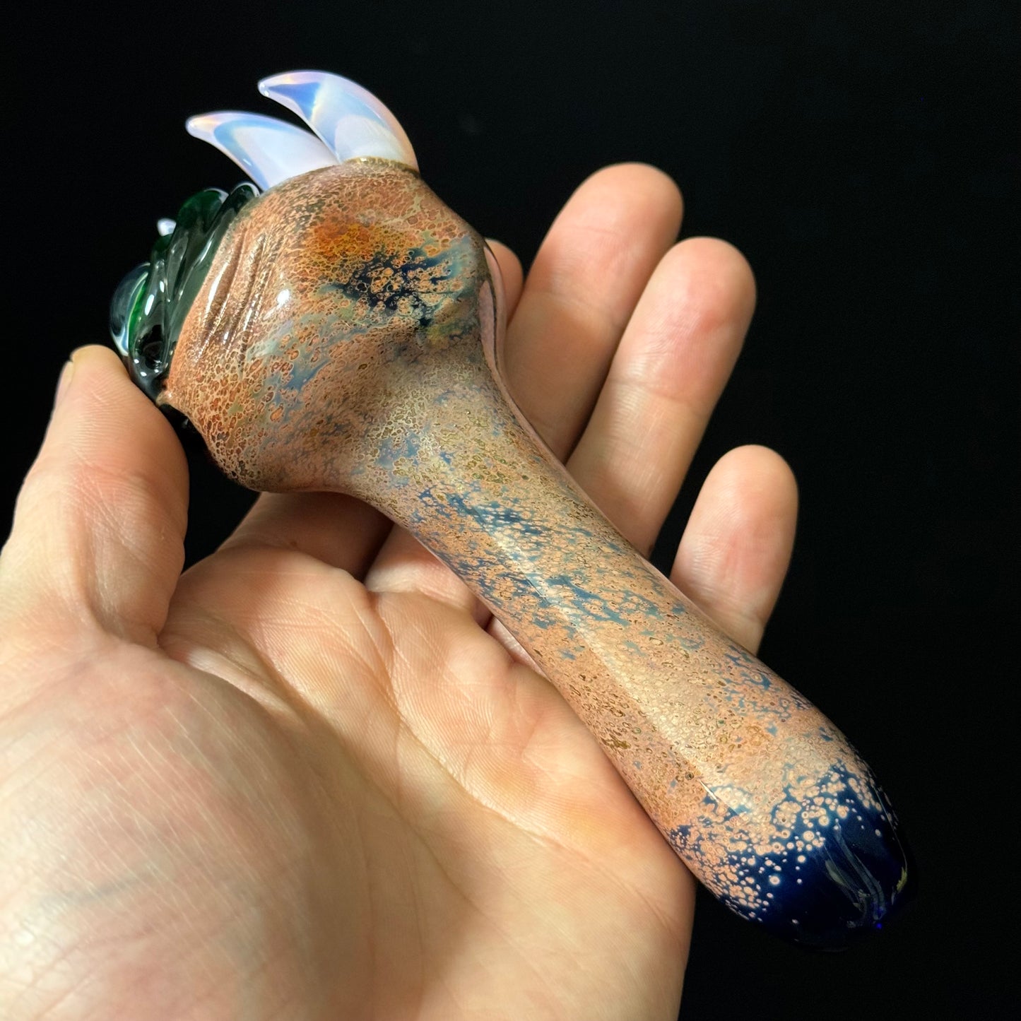 Eyeball Monster Glass Heady Pipe Hand Blown