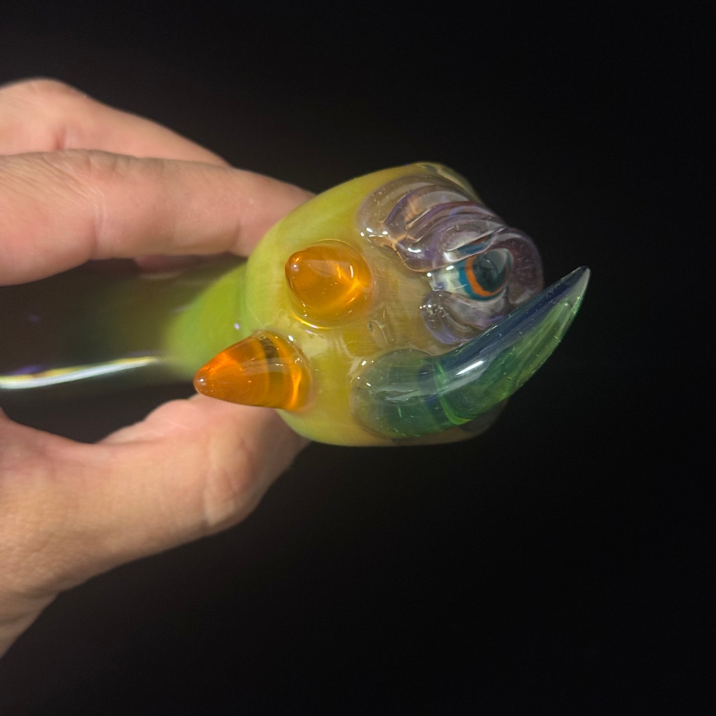 Eyeball Monster Glass Heady Pipe Hand Blown