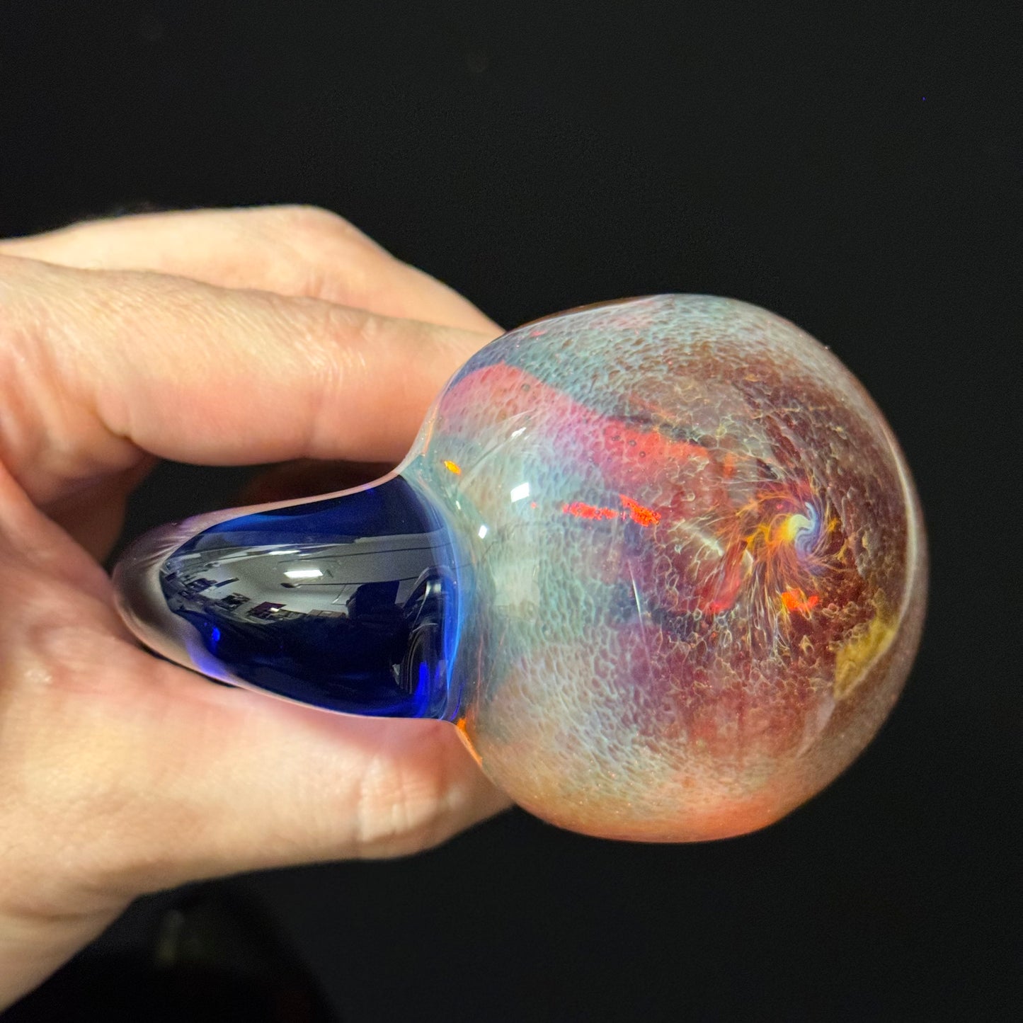 Color Changing Multicolor Inside Out Glass Pipe Heady Pipe Hand Blown Extra Thick