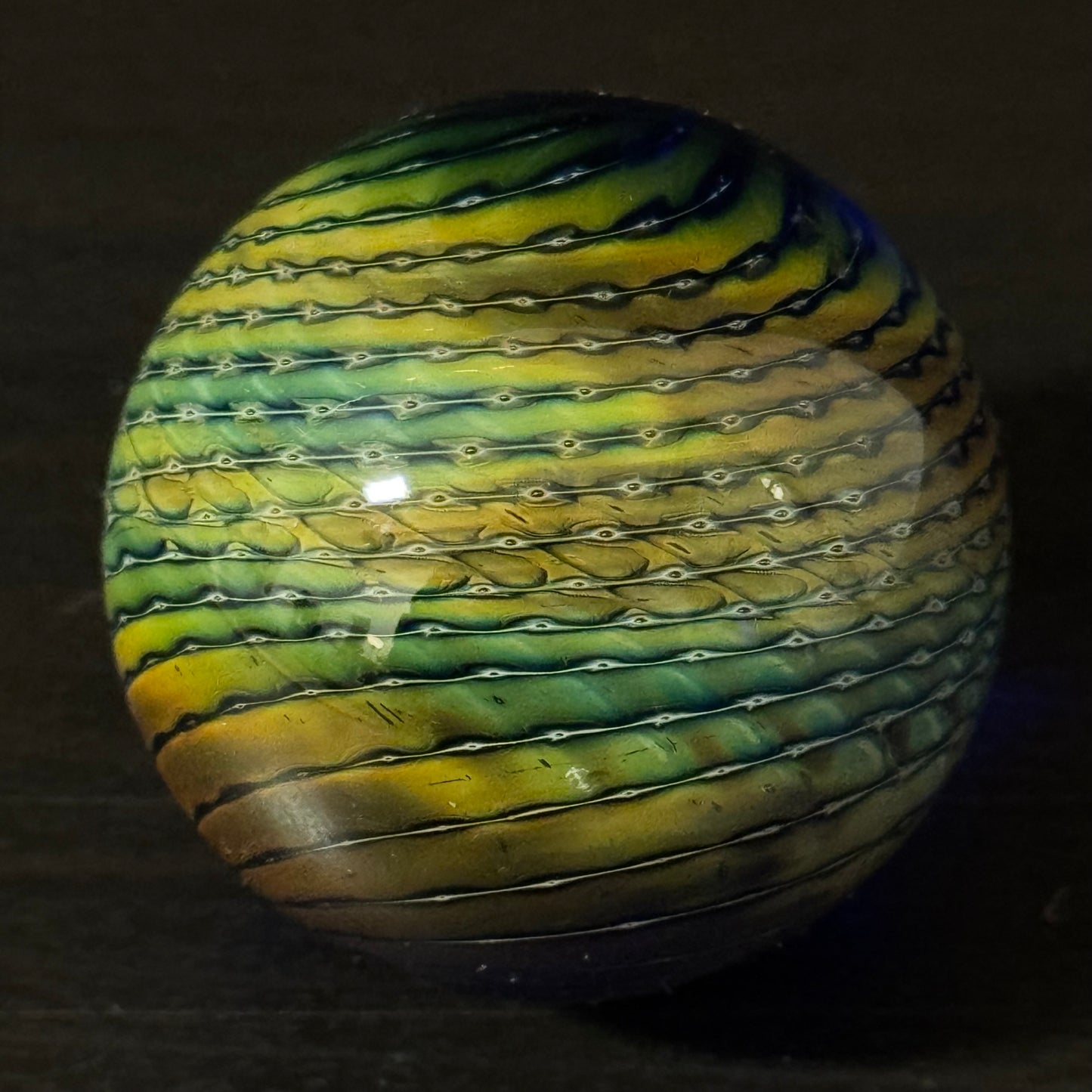 Bubble Trap Wrap Glass Marble Hand Made