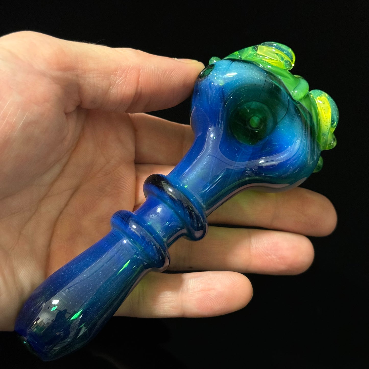 Slyme Face Glass Pipe Heady Pipe Hand Blown Pipe