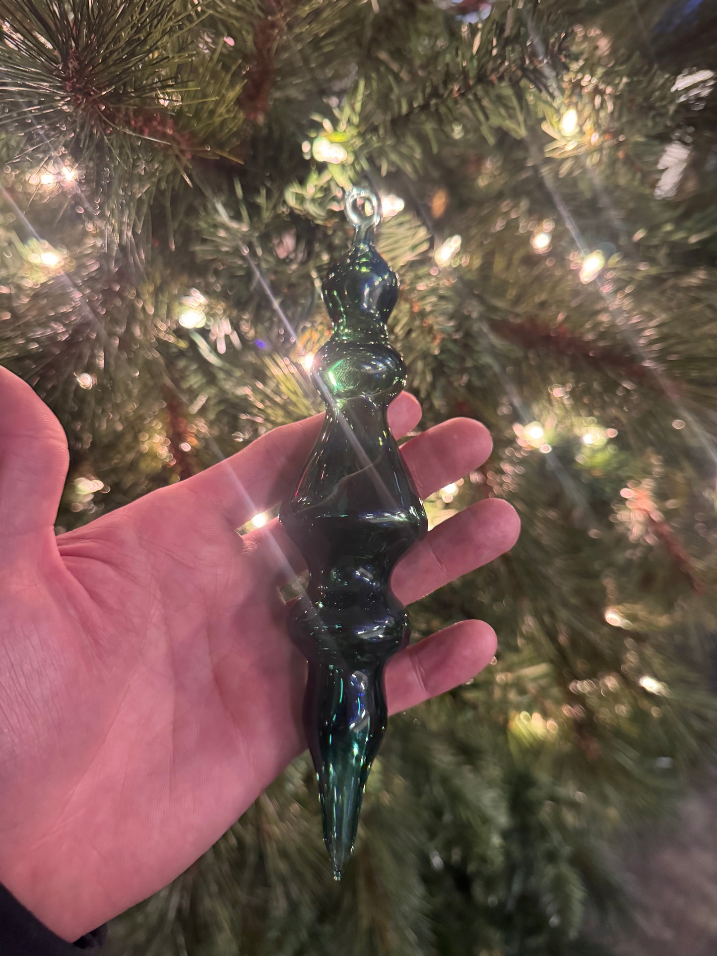 Glass Ornament Green