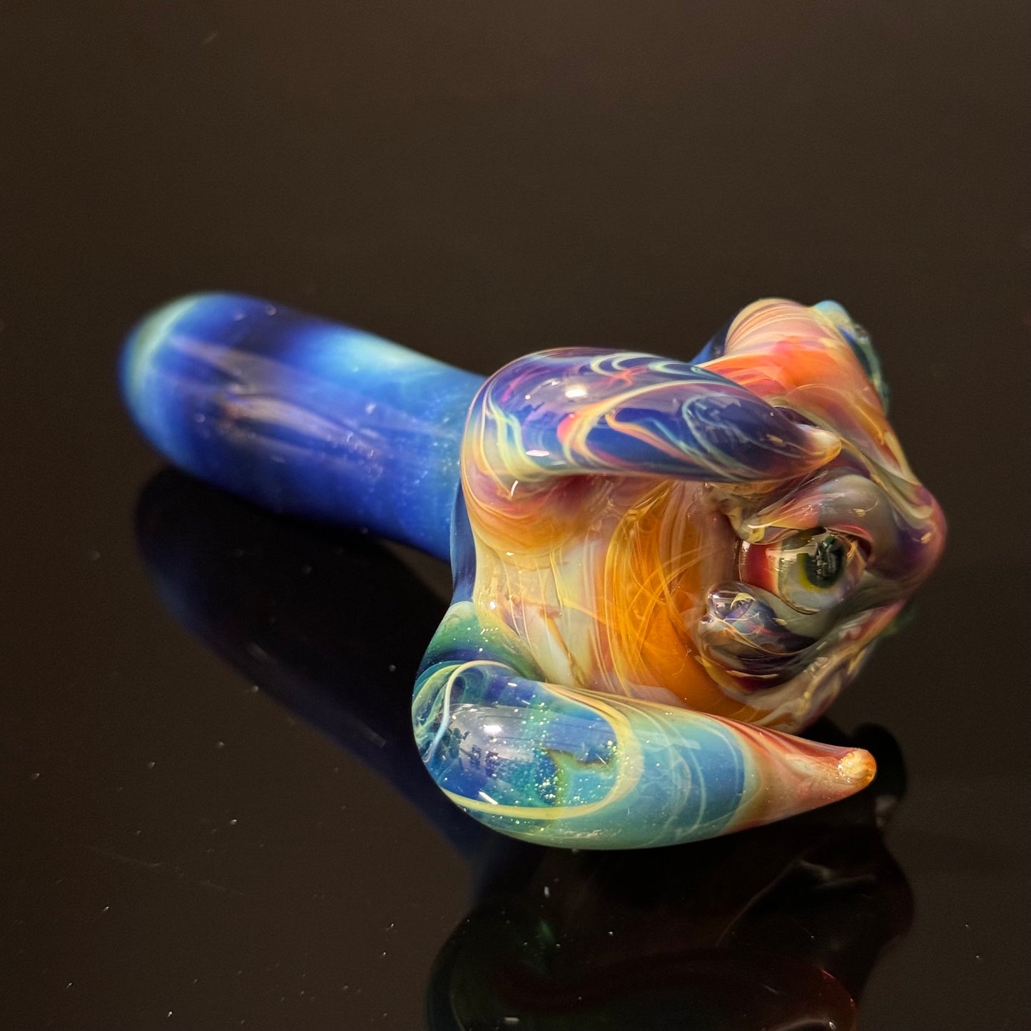 Eyeball Monster Glass Heady Pipe Hand Blown