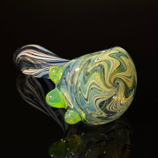 Switchbsck Color Changing Lined Inside Out Glass Pipe Heady Pipe Hand Blown Extra Thick