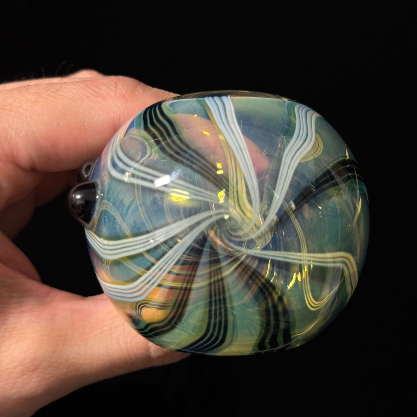 Color Changing Lined Inside Out Glass Pipe Heady Pipe Hand Blown Extra Thick