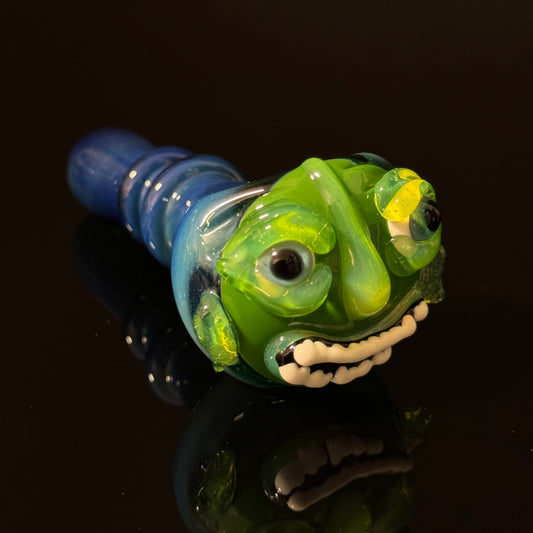 Slyme Face Glass Pipe Heady Pipe Hand Blown Pipe