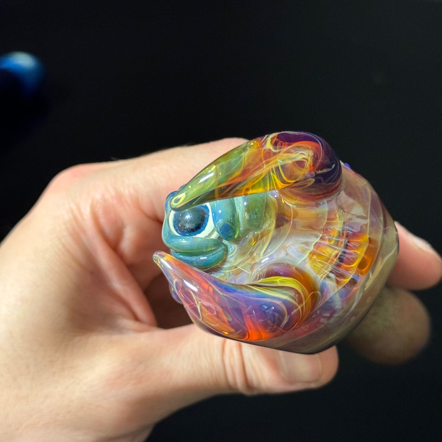 Eyeball Monster Glass Heady Pipe Hand Blown