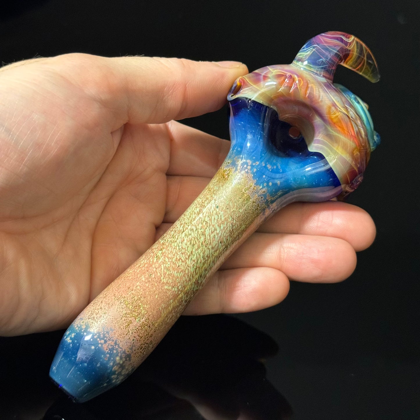 Eyeball Monster Glass Heady Pipe Hand Blown