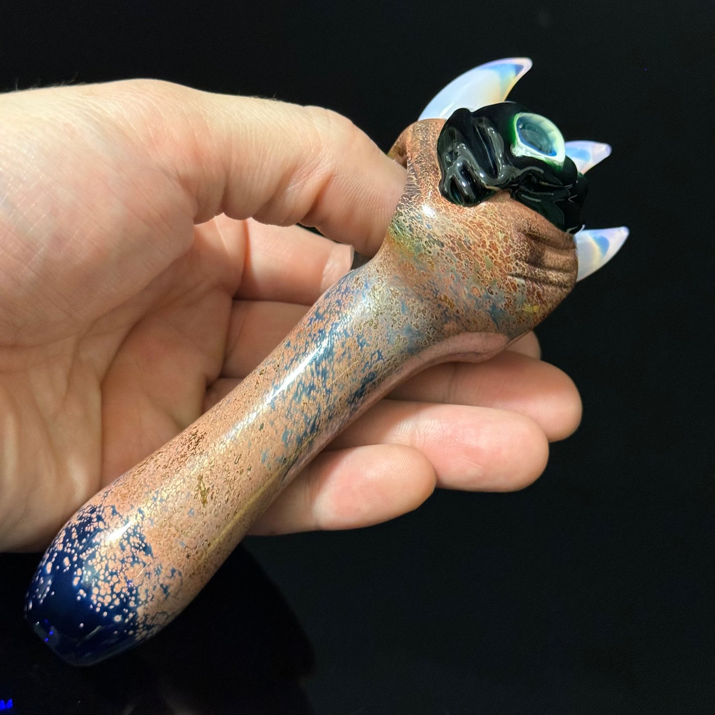 Eyeball Monster Glass Heady Pipe Hand Blown