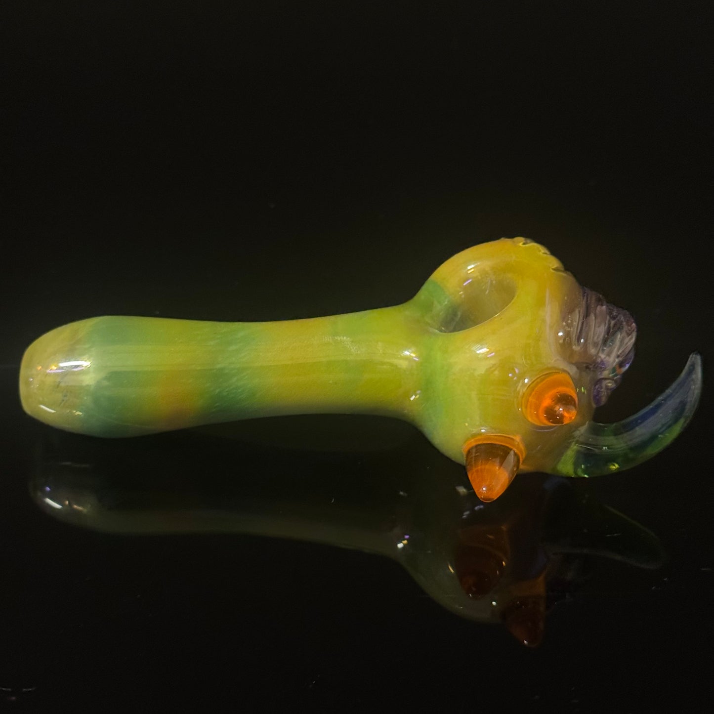 Eyeball Monster Glass Heady Pipe Hand Blown