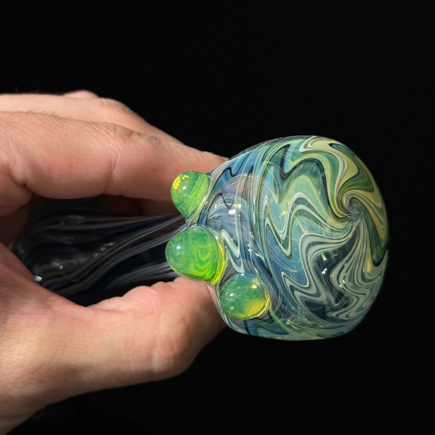 Switchbsck Color Changing Lined Inside Out Glass Pipe Heady Pipe Hand Blown Extra Thick