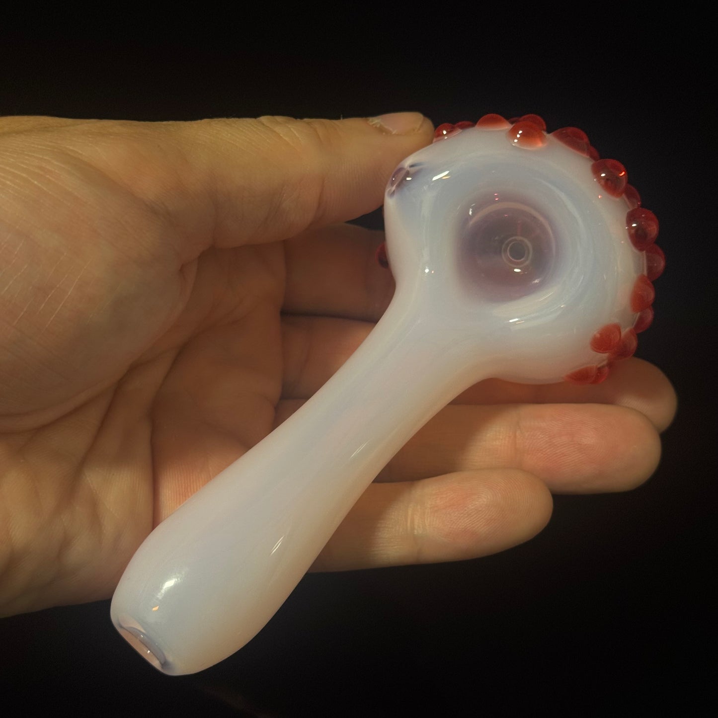 Pink Glass Heady Pipe Hand Blown