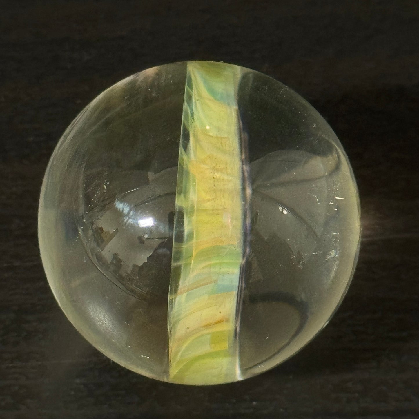 Honeycomb Glass Marble Hand Made