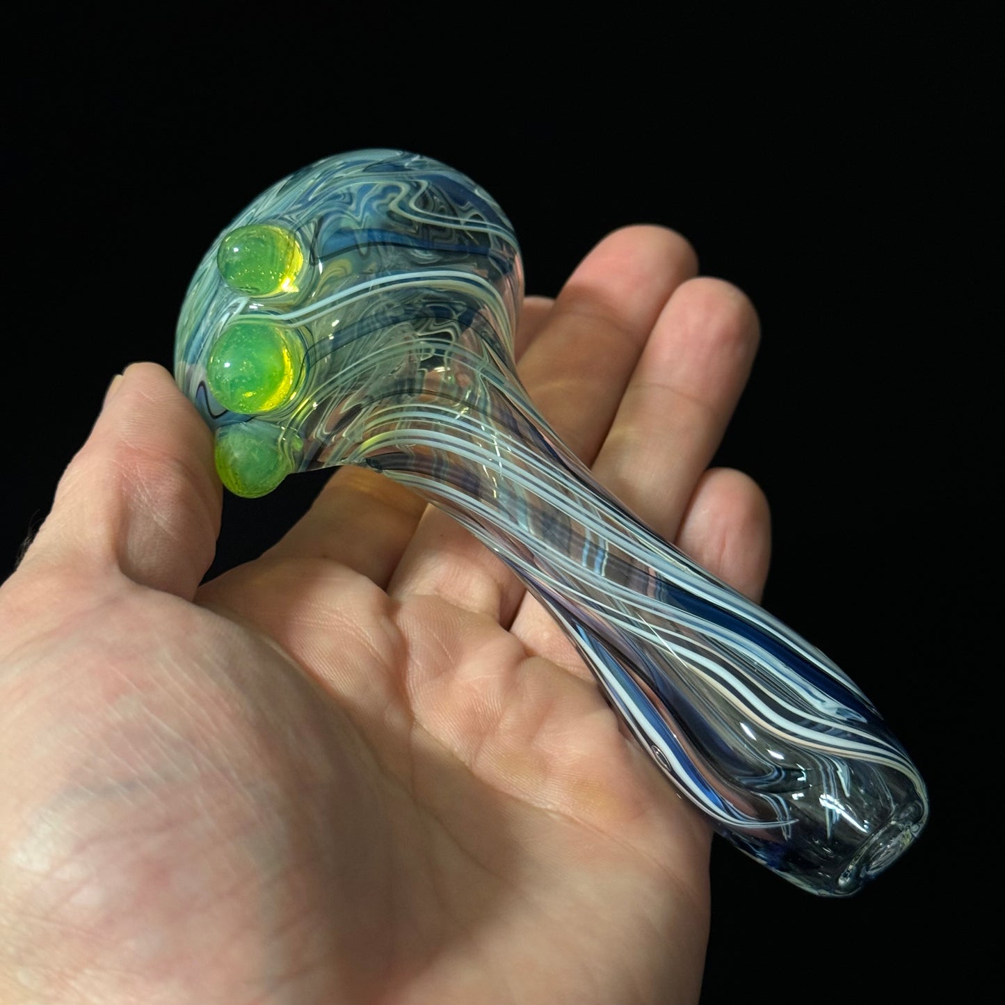 Switchbsck Color Changing Lined Inside Out Glass Pipe Heady Pipe Hand Blown Extra Thick