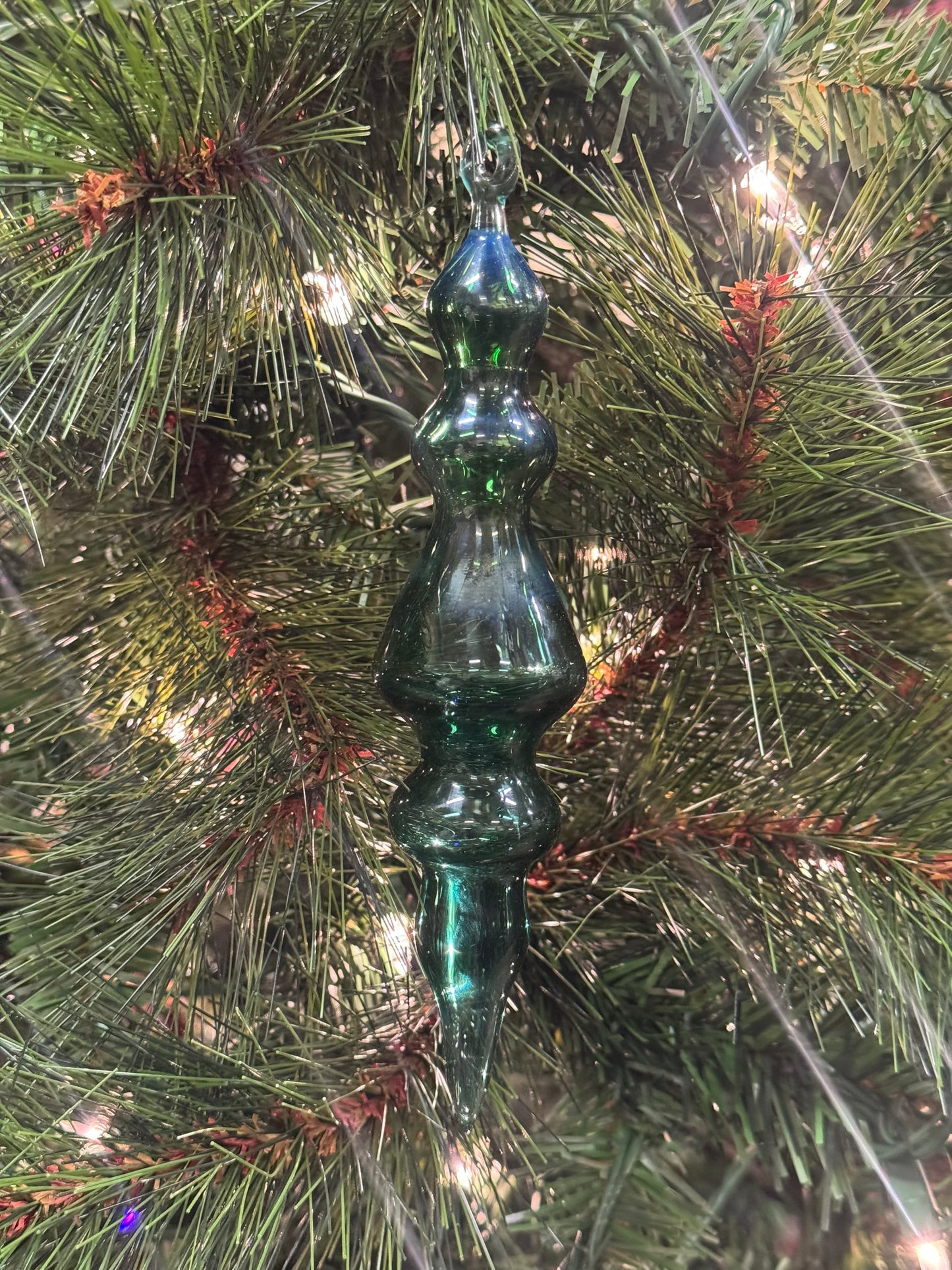 Glass Ornament Green
