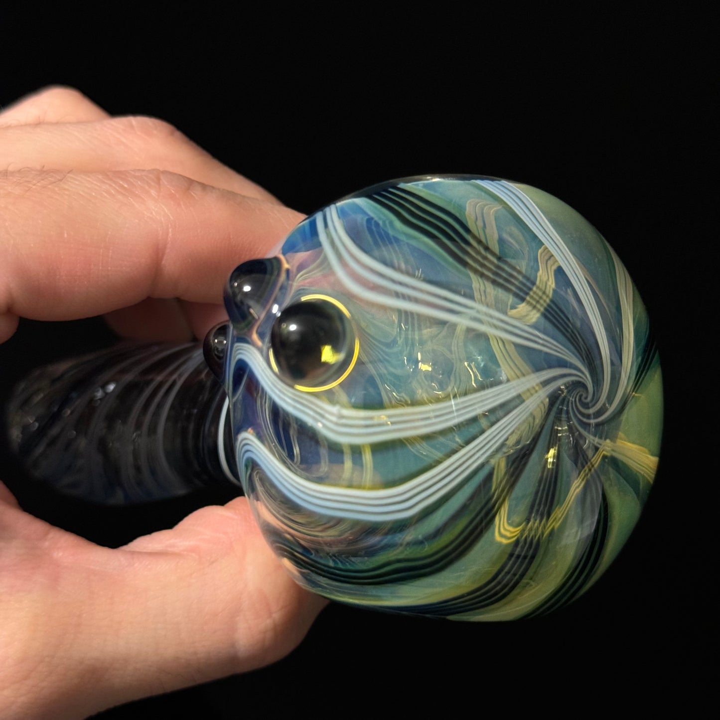 Color Changing Lined Inside Out Glass Pipe Heady Pipe Hand Blown Extra Thick