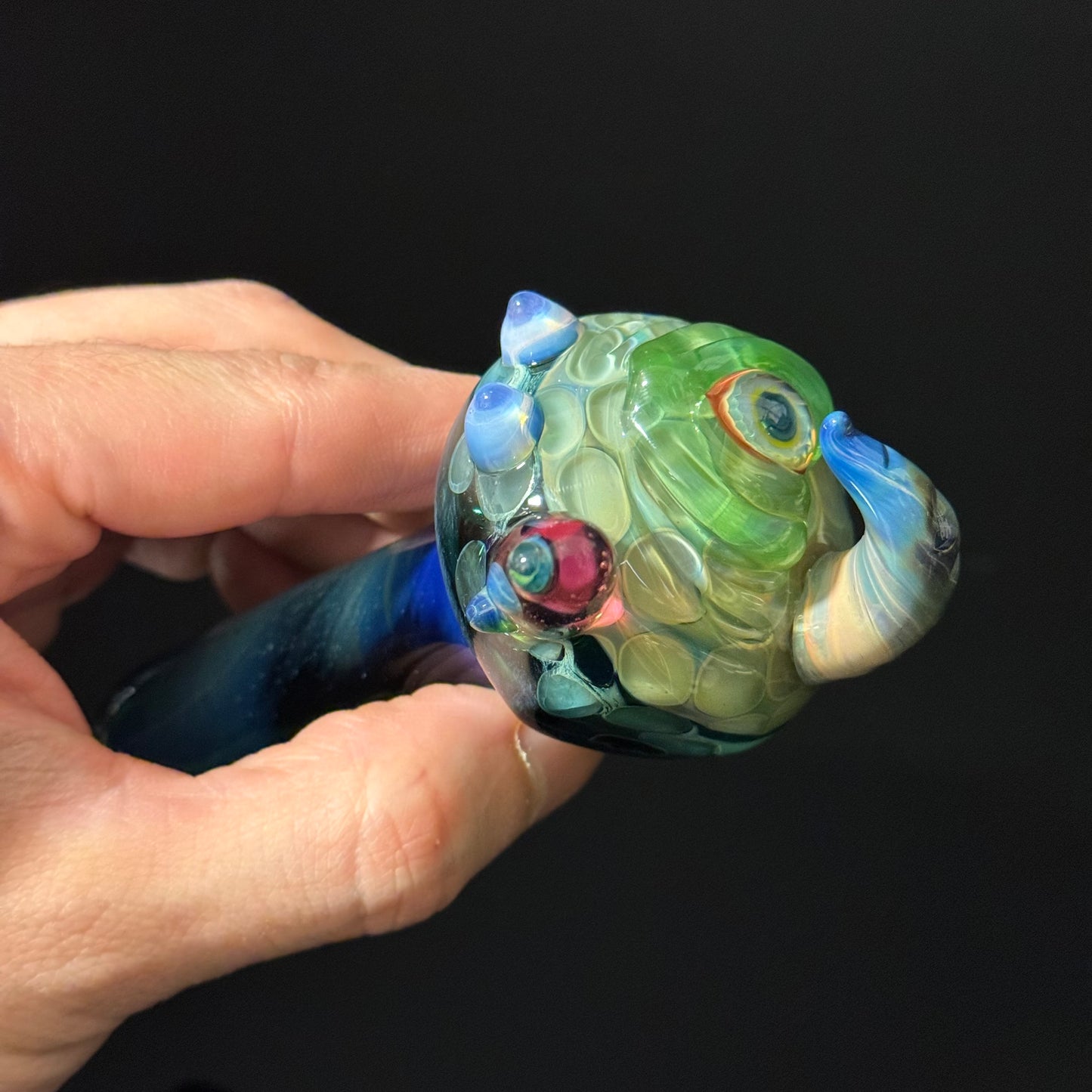 Eyeball Monster Glass Heady Pipe Hand Blown