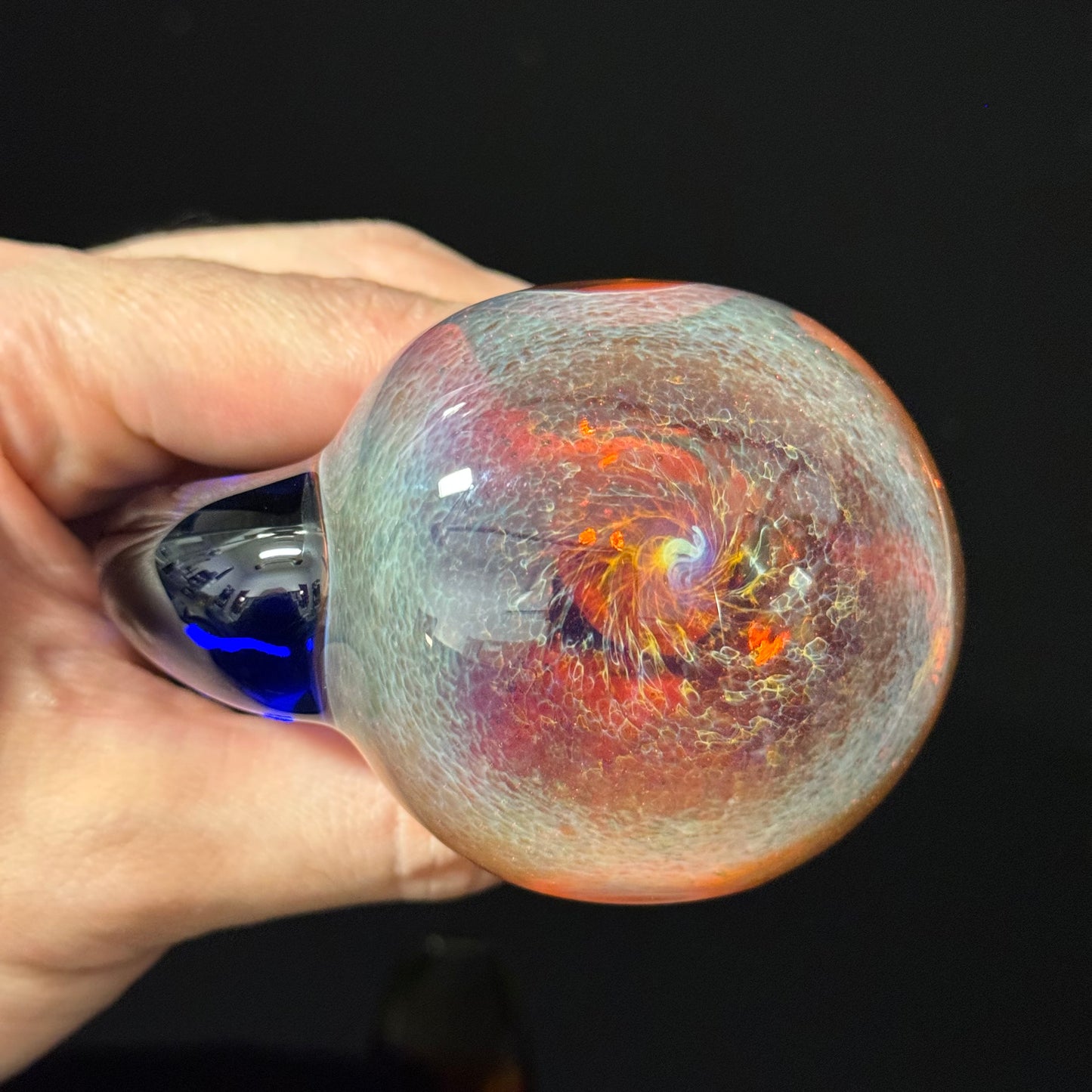 Color Changing Multicolor Inside Out Glass Pipe Heady Pipe Hand Blown Extra Thick