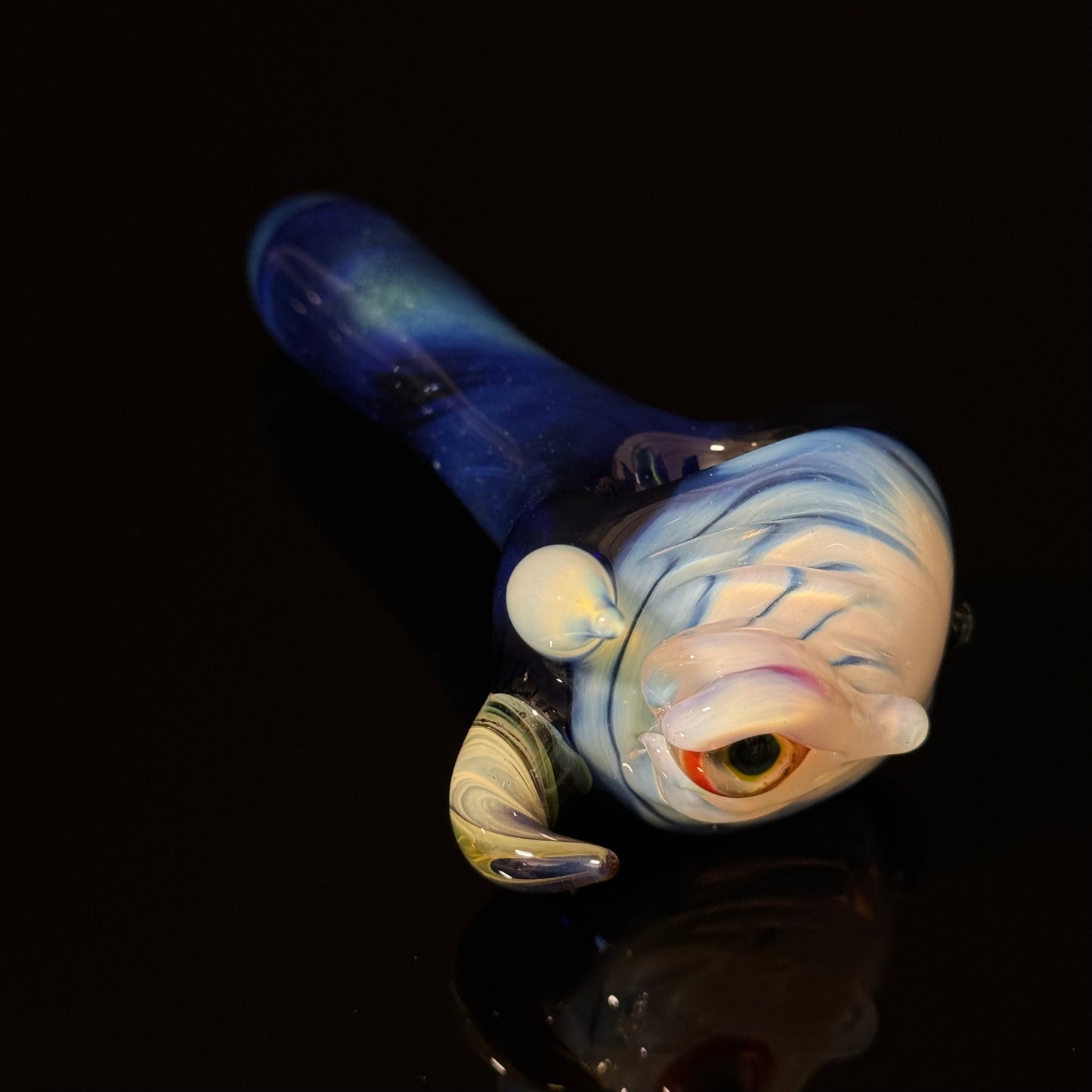 Eyeball Monster Glass Heady Pipe Hand Blown