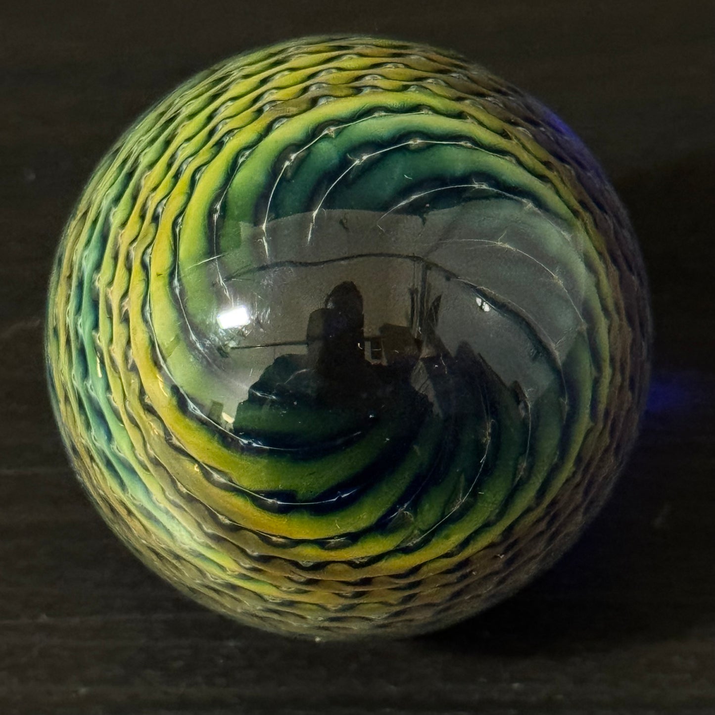 Bubble Trap Wrap Glass Marble Hand Made
